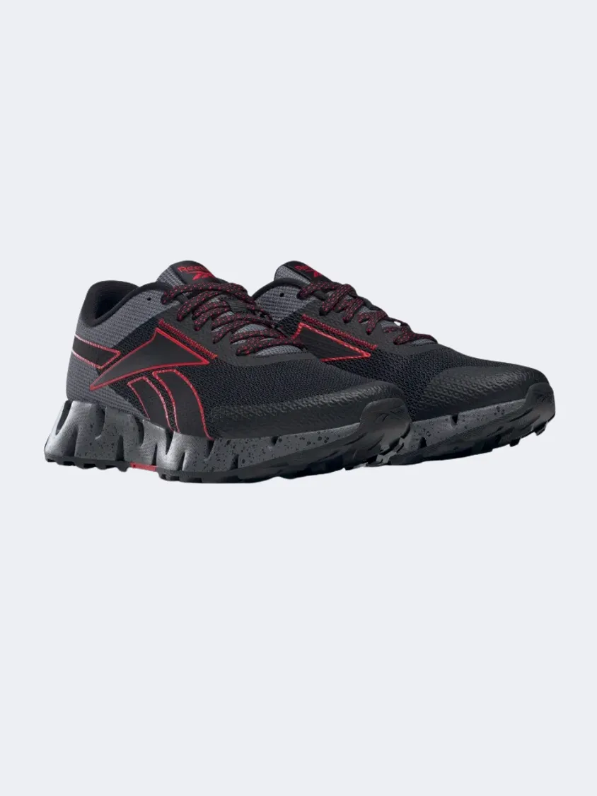 Reebok Zig Dynamica 2 Adventure Men Running Shoes Black/Red