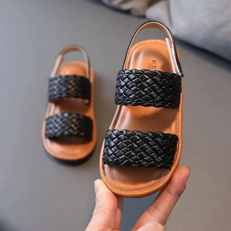 Retro Weave Sliders TF314 Toddler Casual Shoes for Girls and Children Sandals