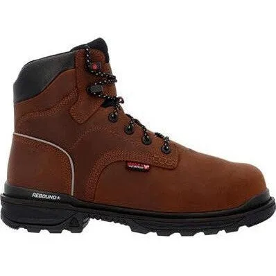 Rocky Men's Rams Horn 6" Comp Toe WP Work Boot -Crazy Horse- RKK0440