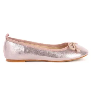 ROSE PINK GIRLS BALLERINA SHOE