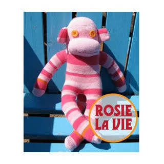 Rosie La Vie Pink Sock Monkey