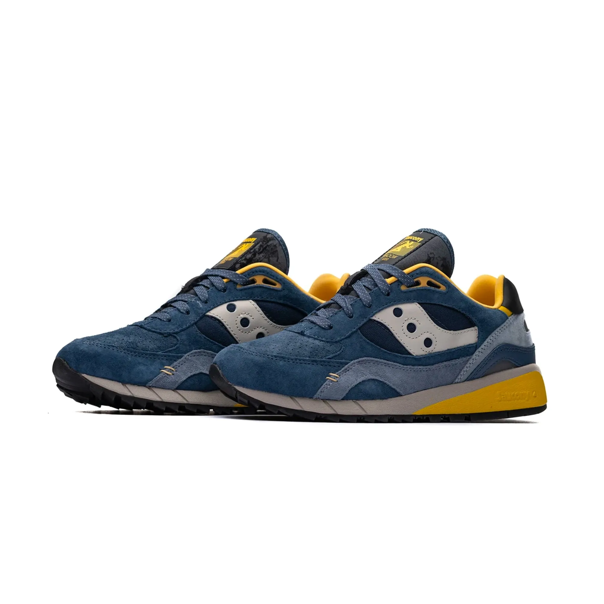 Saucony Mens Shadow 6000 Shoes 'Navy/Yellow'