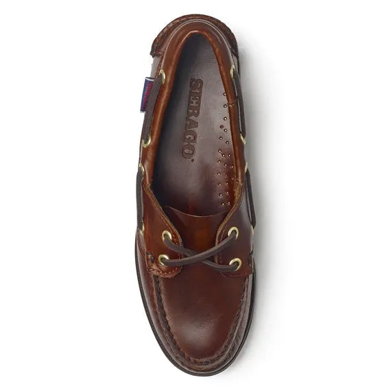 Sebago Womens Victory Shoe Brown Gum