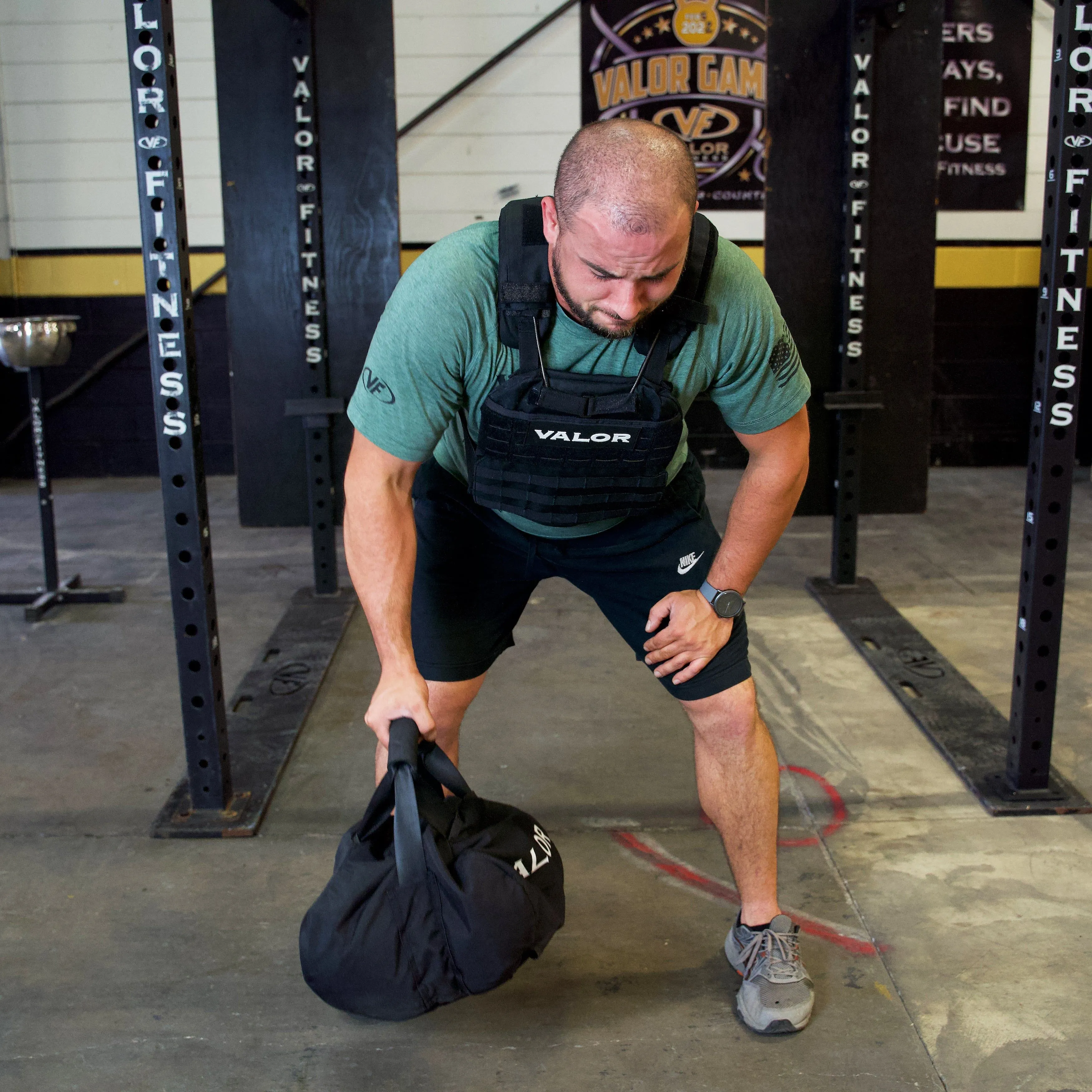 Self-Fill Strongman Throw Sandbag