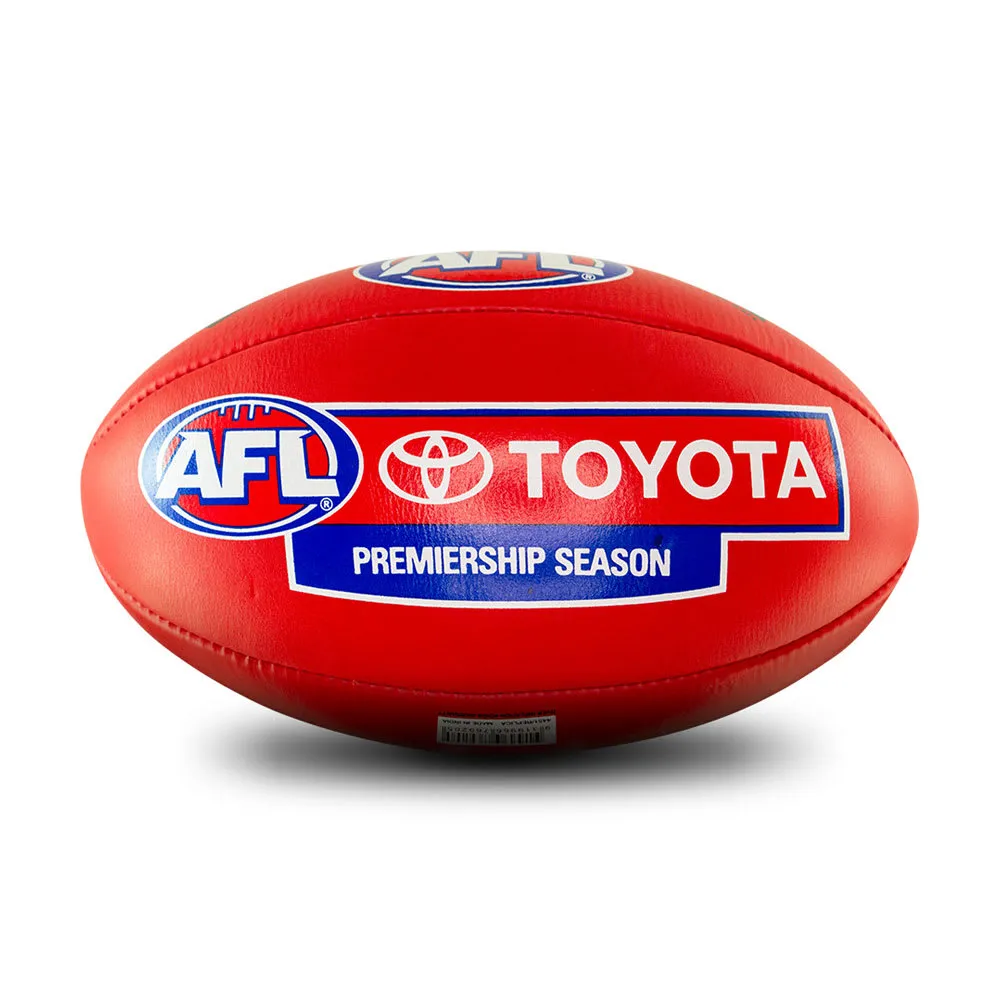 Sherrin Leather Size 4 AFL Training Replica Ball - Red