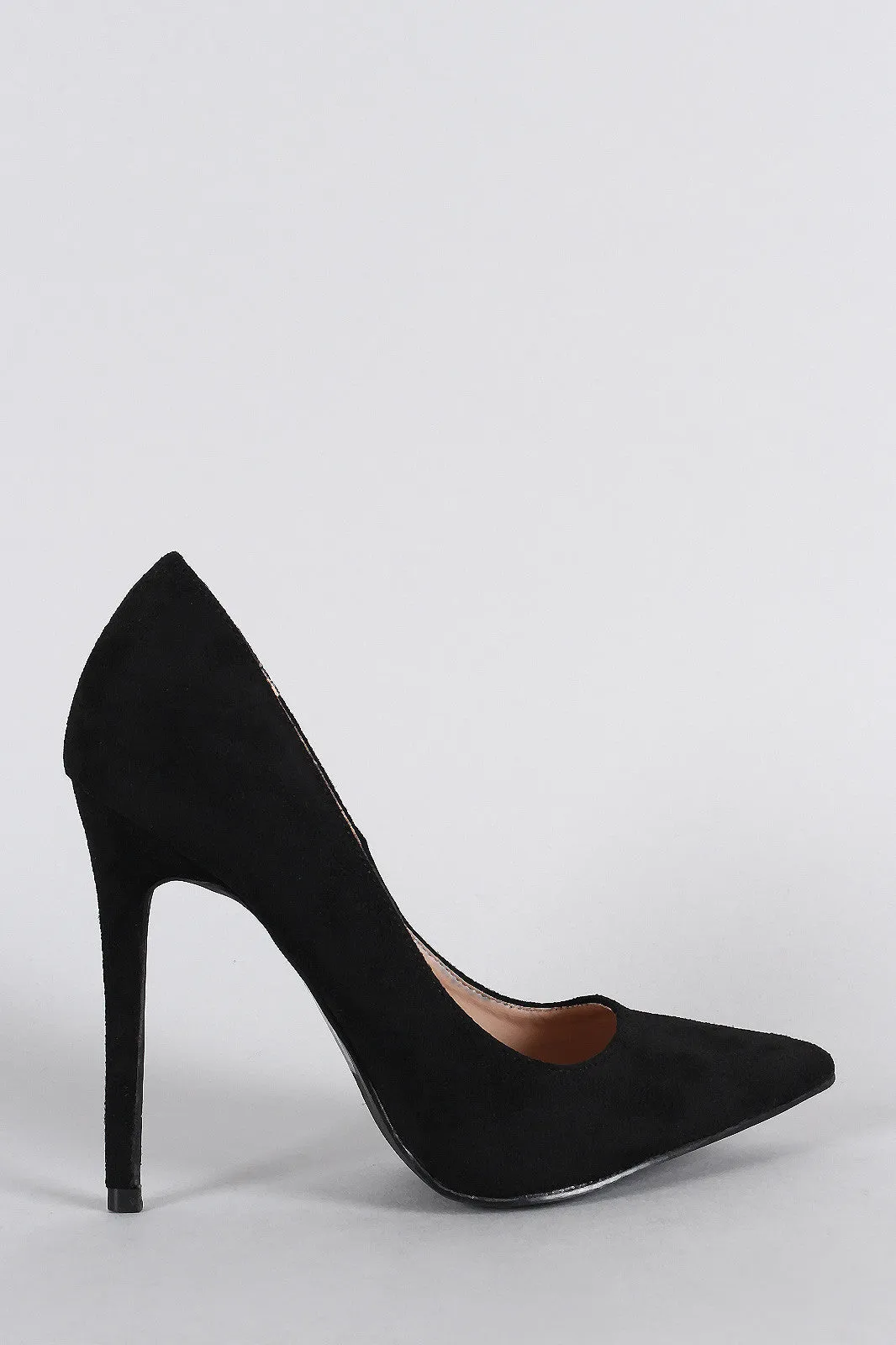 Shoe Republic LA Suede Pointy Toe Stiletto Pump