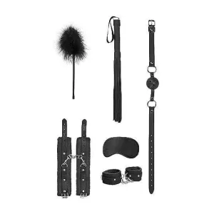 Shots Ouch! 6-Piece Beginner Bondage Kit Black