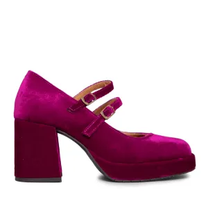 Sienna Vegan Velvet Magenta