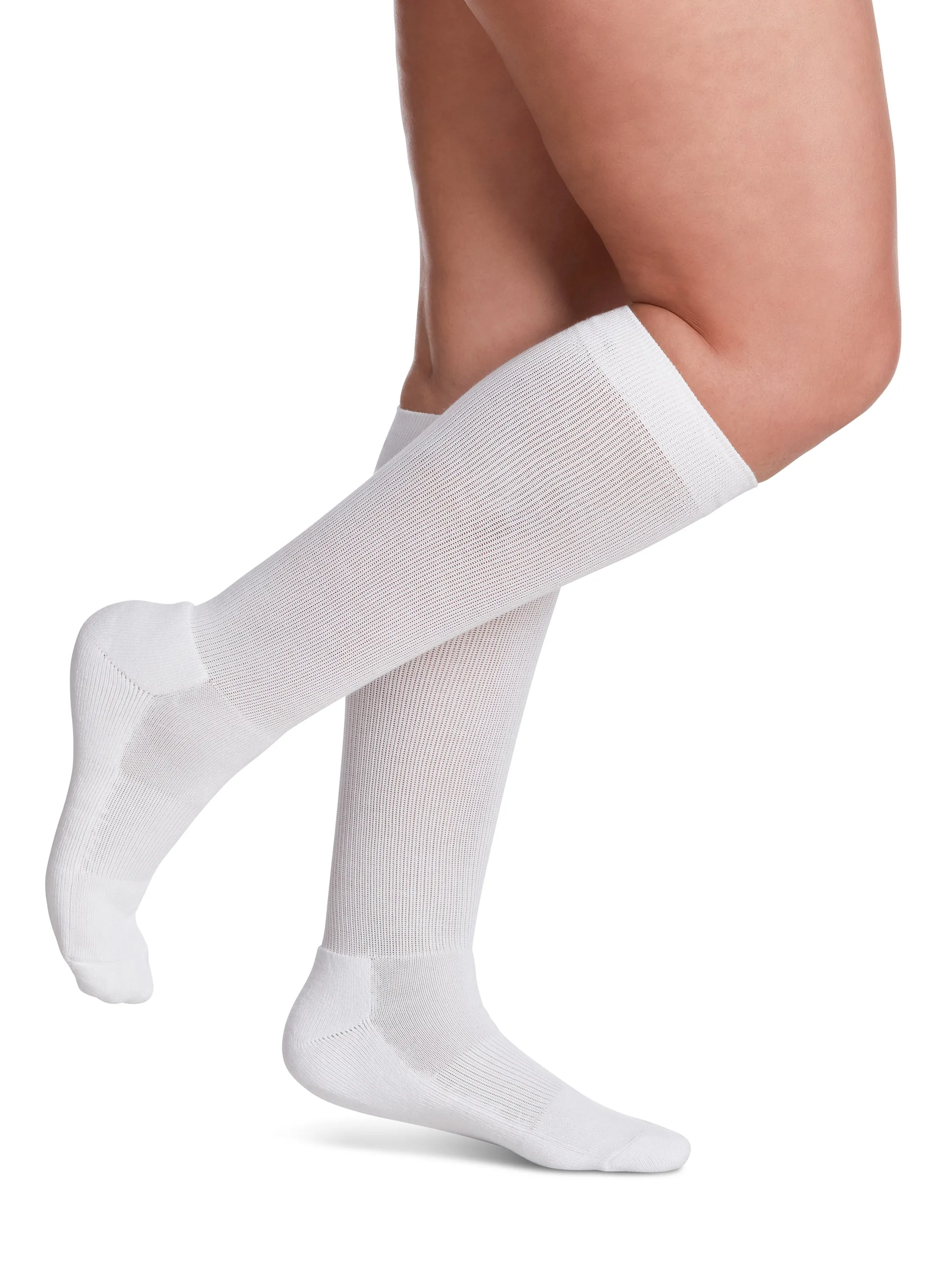 Sigvaris Cushioned Cotton (Fomerly 360 Cushioned Cotton) Women's Knee High  20-30mmHg-Closed Toe