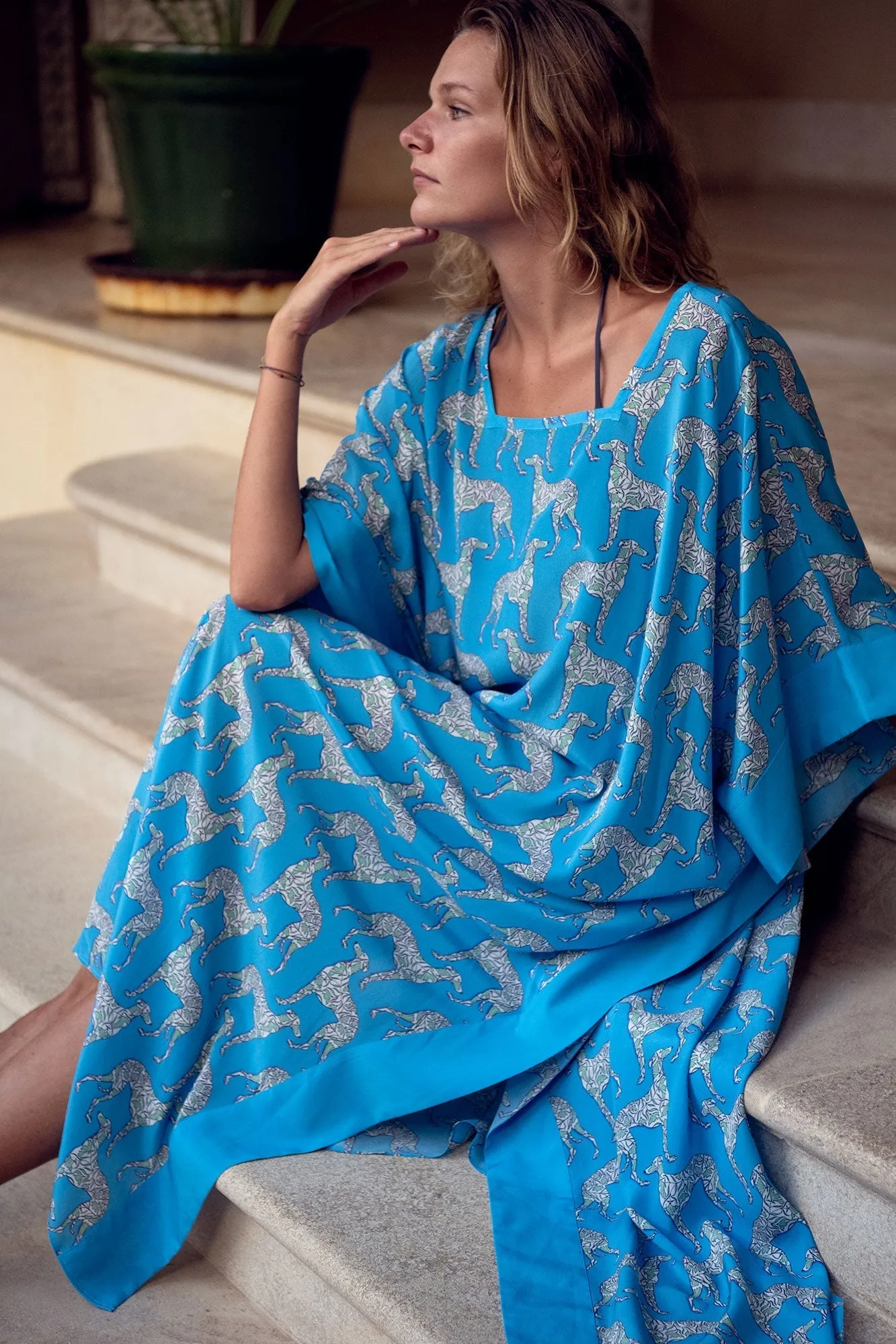 Silk Samantha Kaftan LURCHER