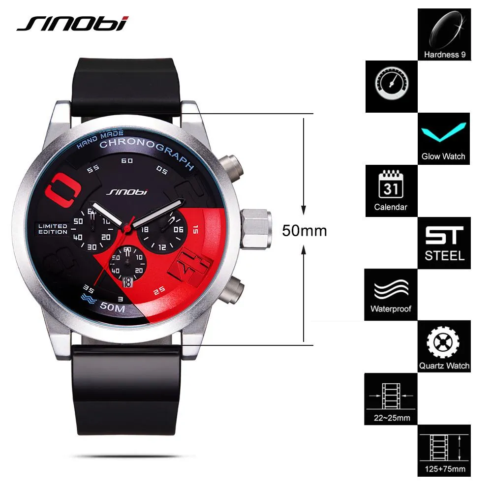 SINOBI Chronograph Watch