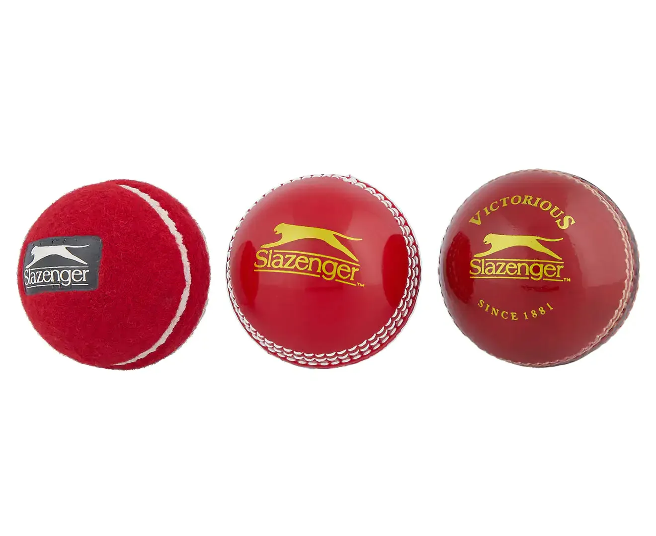 Slazenger Cricket Balls 3 Pack