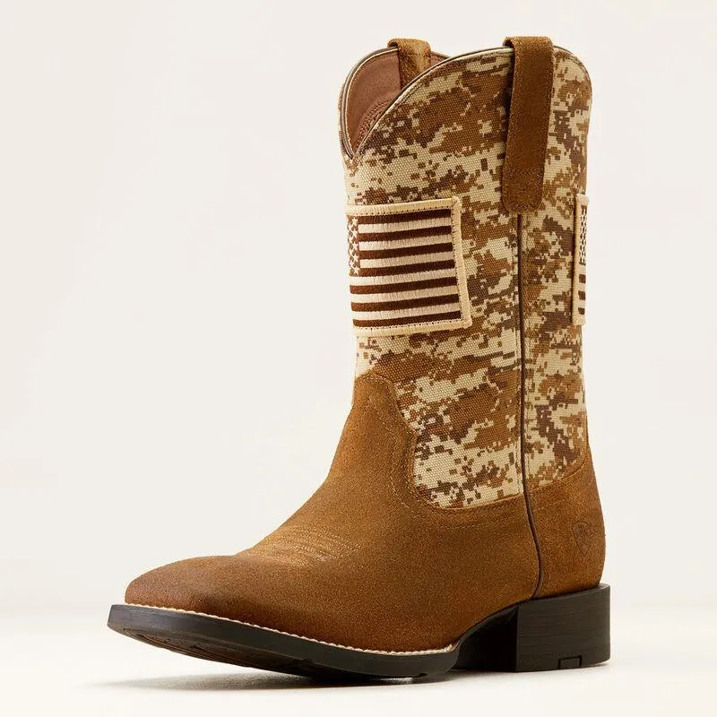 Sport Patriot Western Boot - Antique Mocha