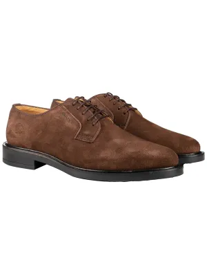 St Akron Low Lace Shoes Brown