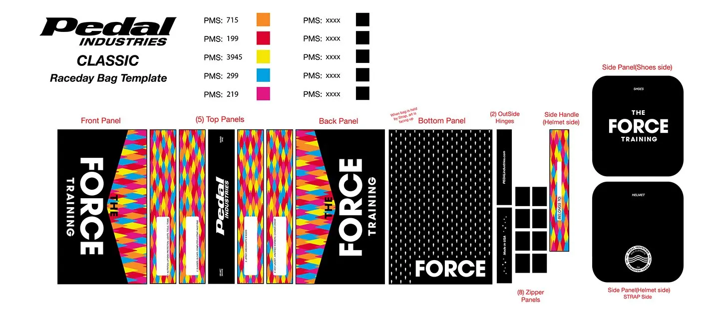 The Force Training 09-2019 RACEDAY BAG