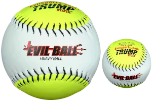 Trump® MP-EVIL-HEAVY Weighted 12 inch Training Softball (NOT a Hittable Ball)