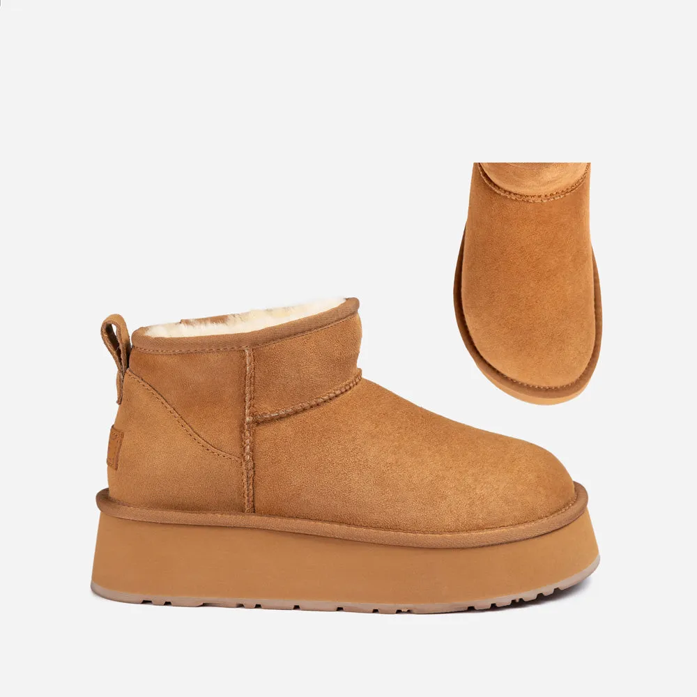 Ugg Classic Ultra Platform Wild Cozy Boots (Water Resistant)