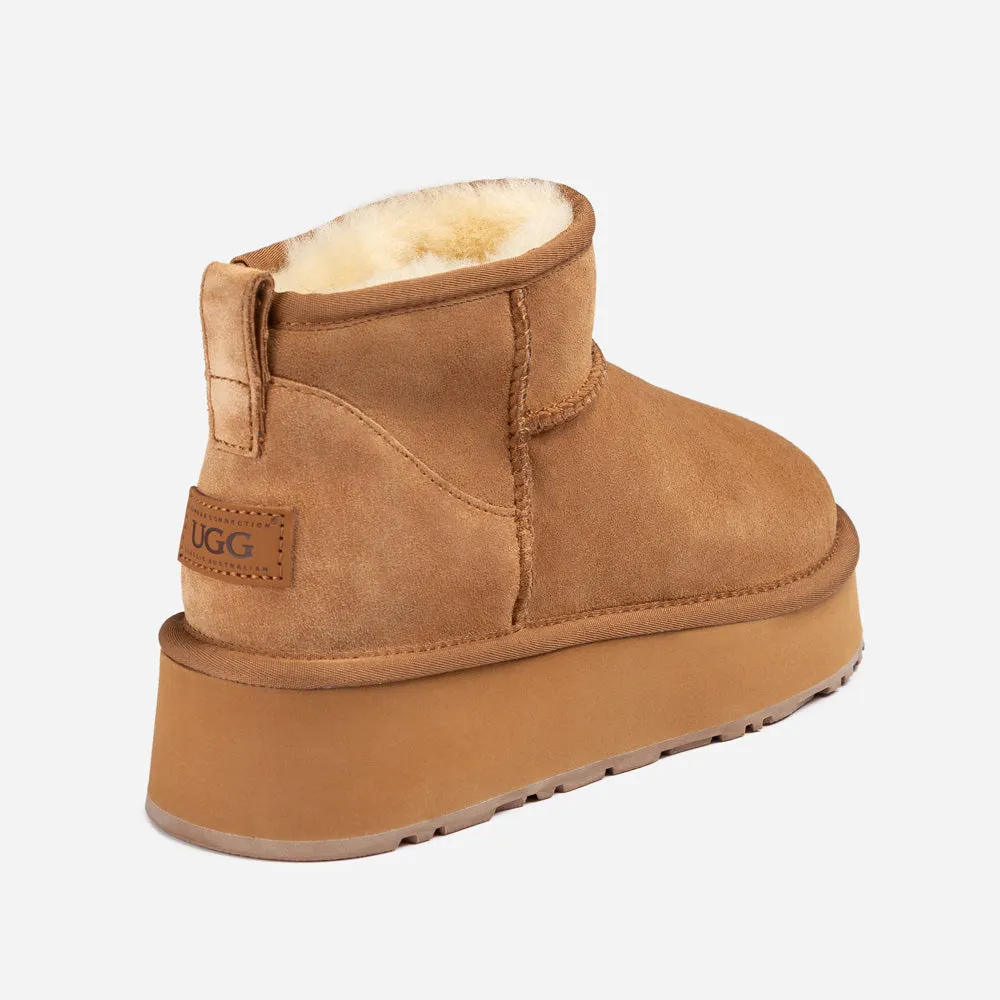 Ugg Classic Ultra Platform Wild Cozy Boots (Water Resistant)