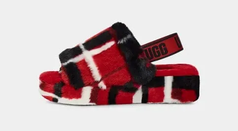 UGG - Fluff Yeah Slide Plaid Punk