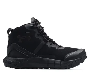 Under Armour Micro G® Valsetz Mid Side-Zip Black Tactical Boots