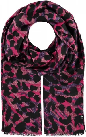 Vivid Animal Scarf - Pink