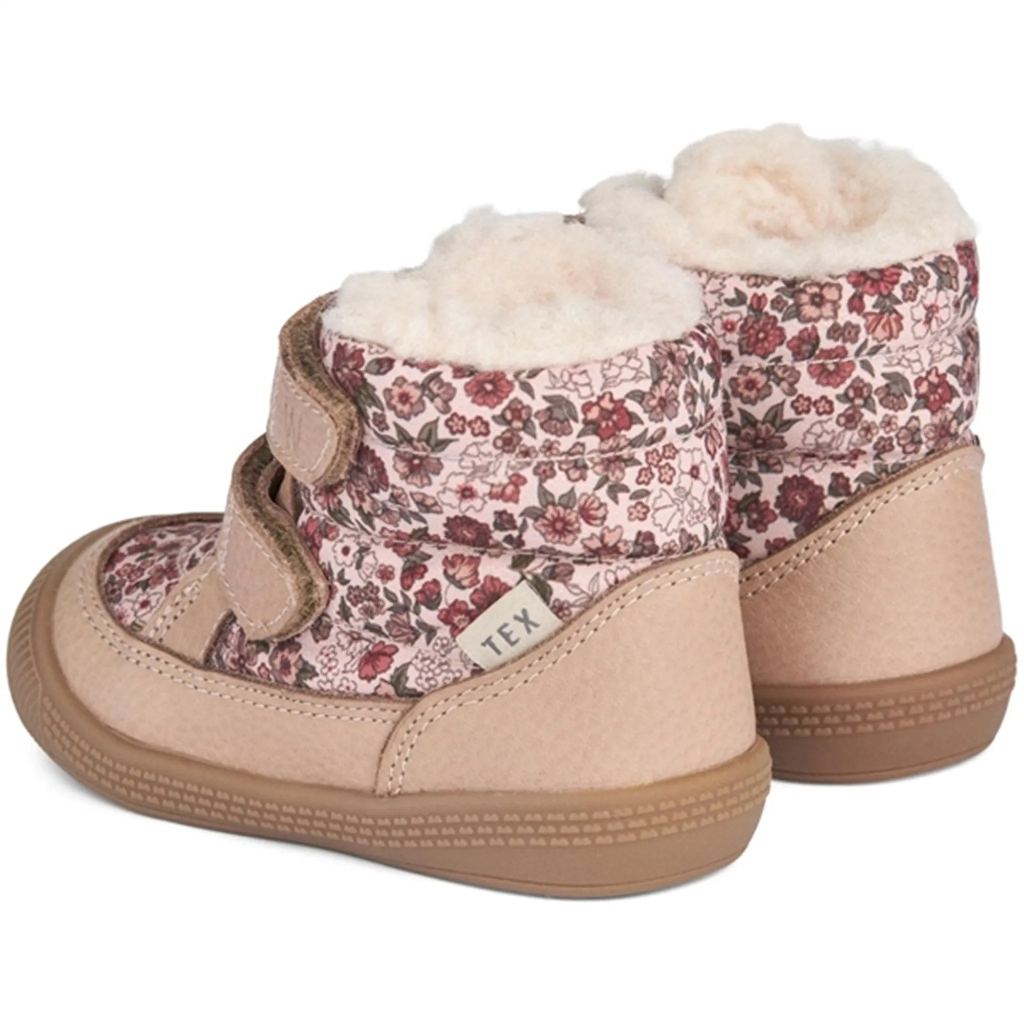 Wheat Winter Boots Daxi Wool Tex Print Rose Dust Flowers