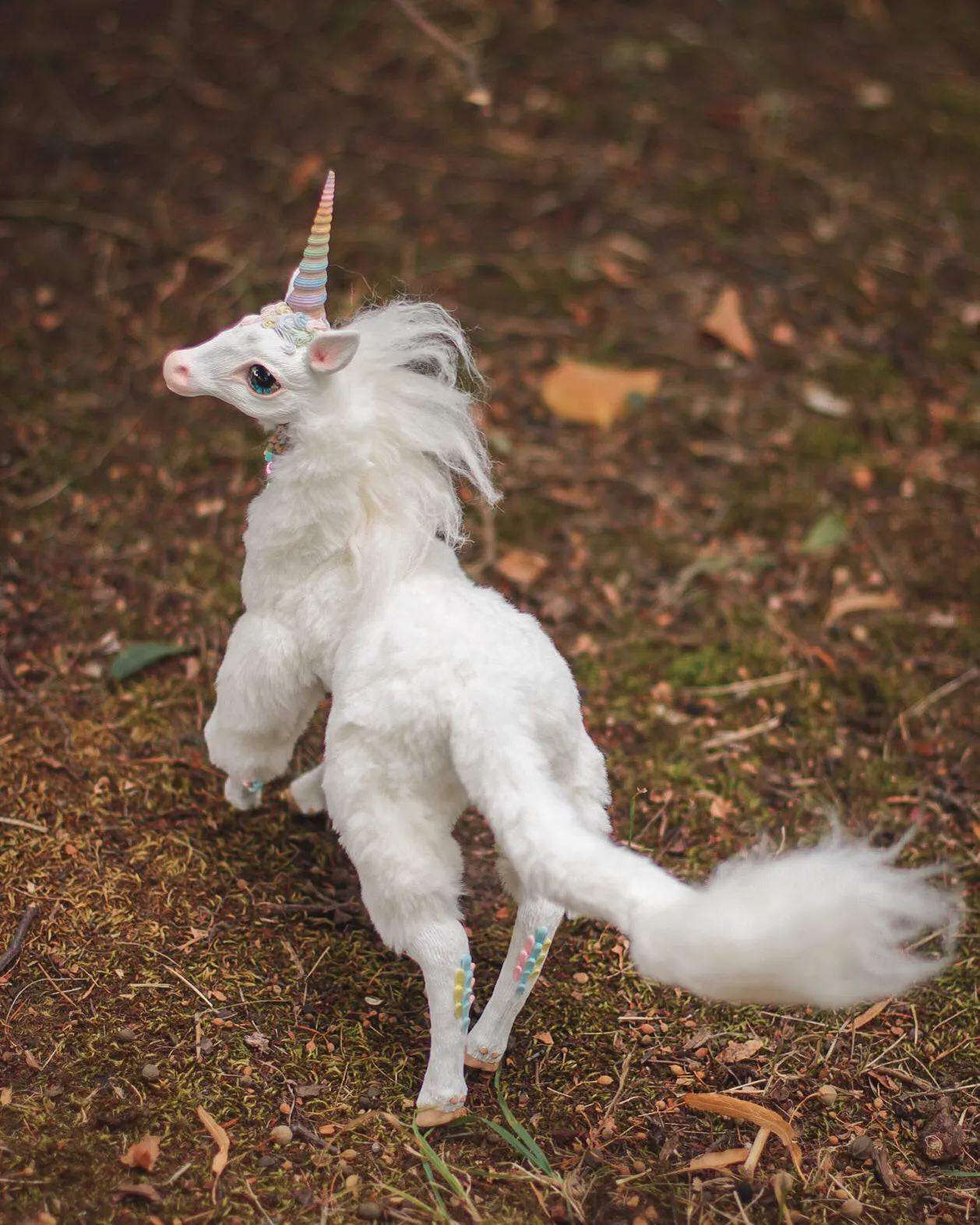 White mercurian unicorn