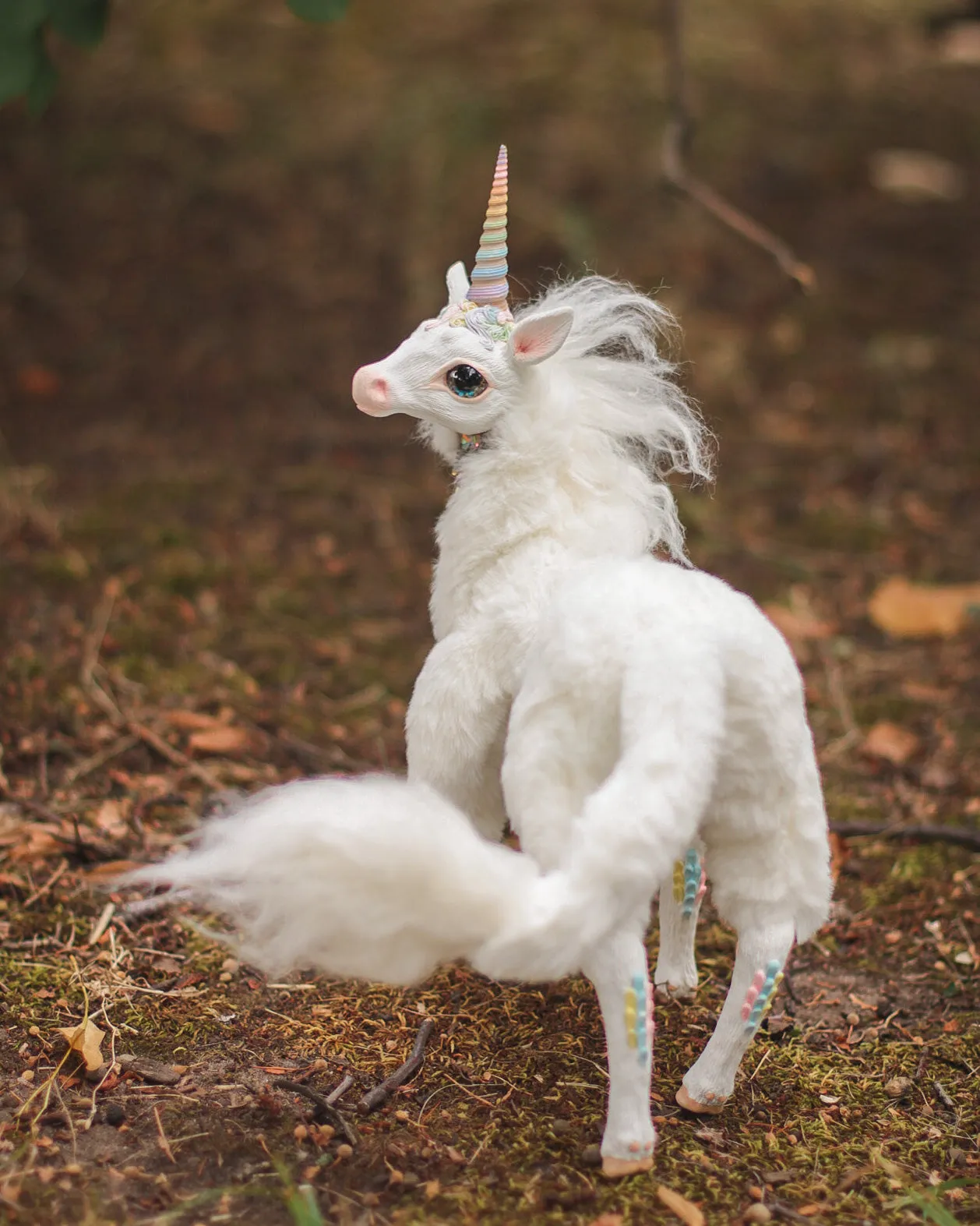 White mercurian unicorn