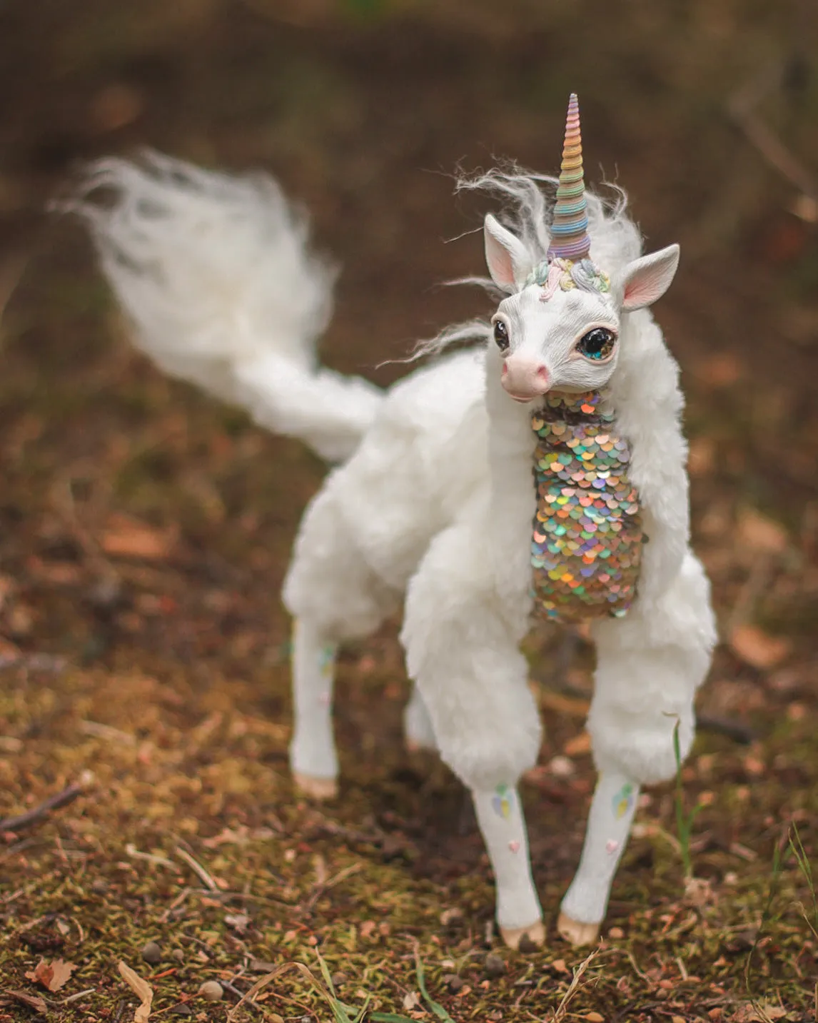 White mercurian unicorn