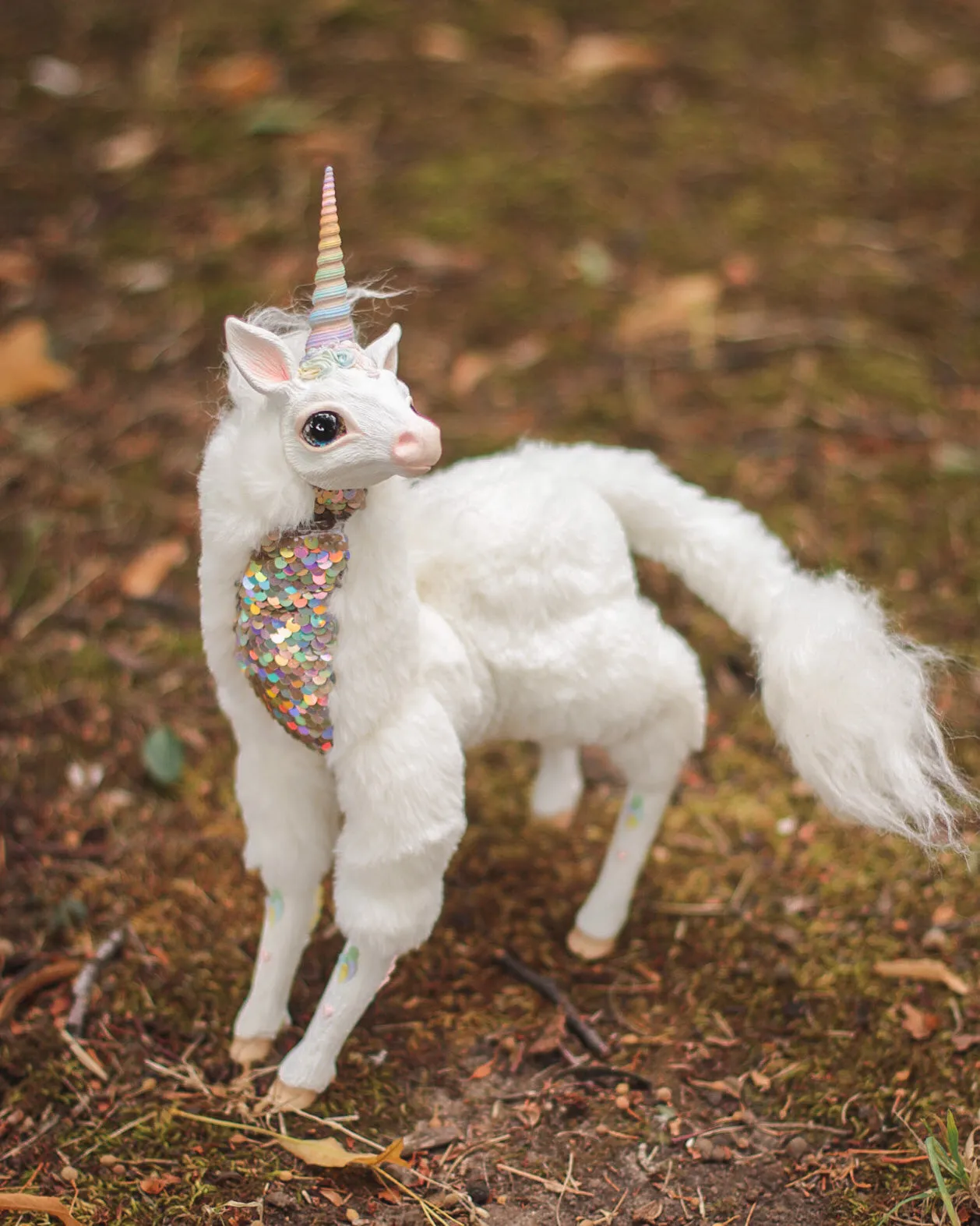 White mercurian unicorn