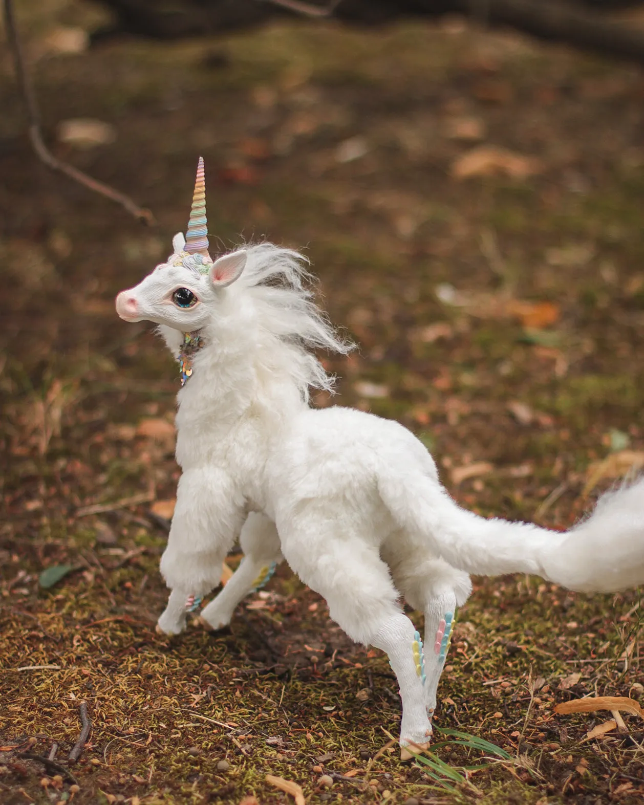 White mercurian unicorn