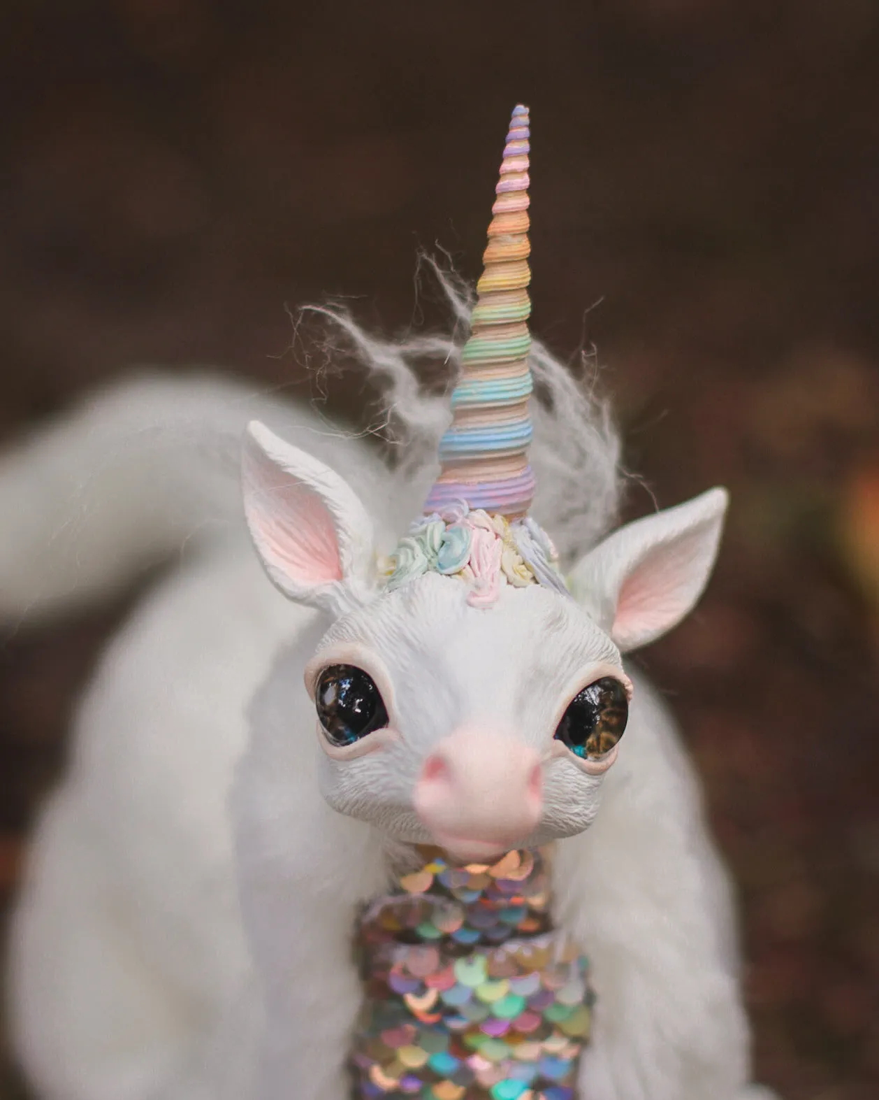 White mercurian unicorn