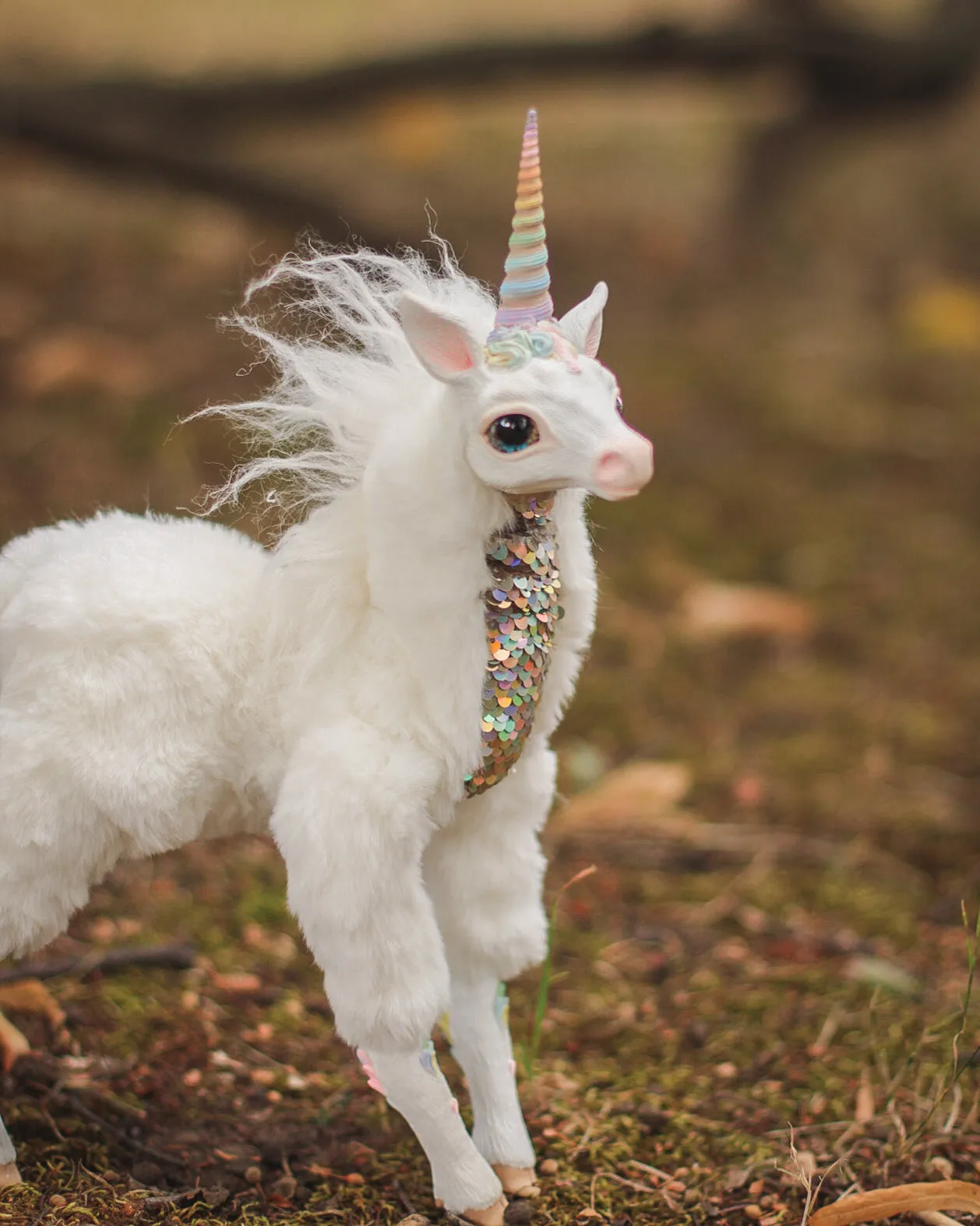 White mercurian unicorn