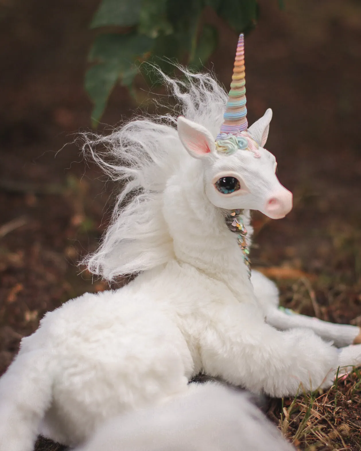 White mercurian unicorn