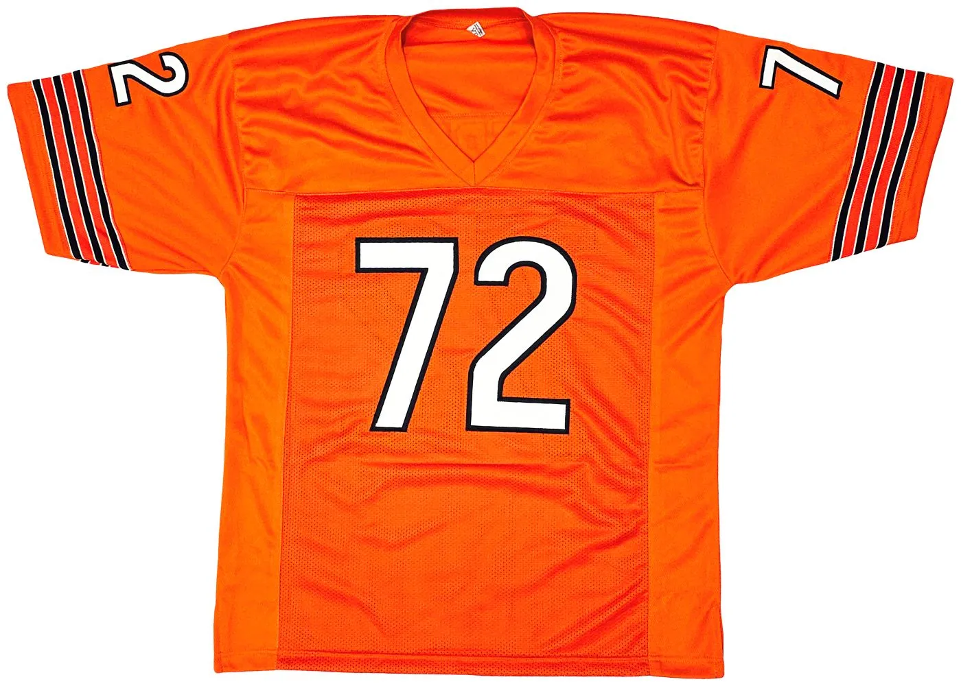 William Perry Chicago Signed Orange Football Jersey The Fridge Inscribed BAS