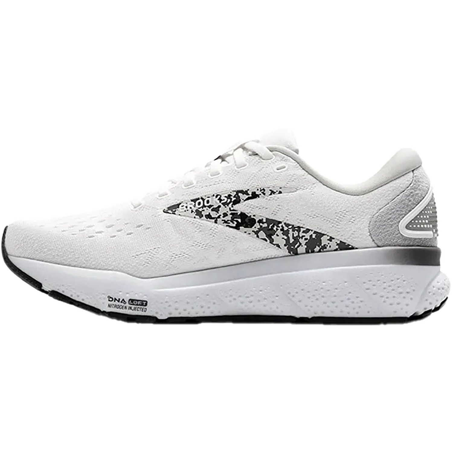 Women's Brooks Ghost 16 White/Oyster/Lava Mesh