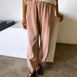 Womens Cotton Balloon Pants - Macchiato