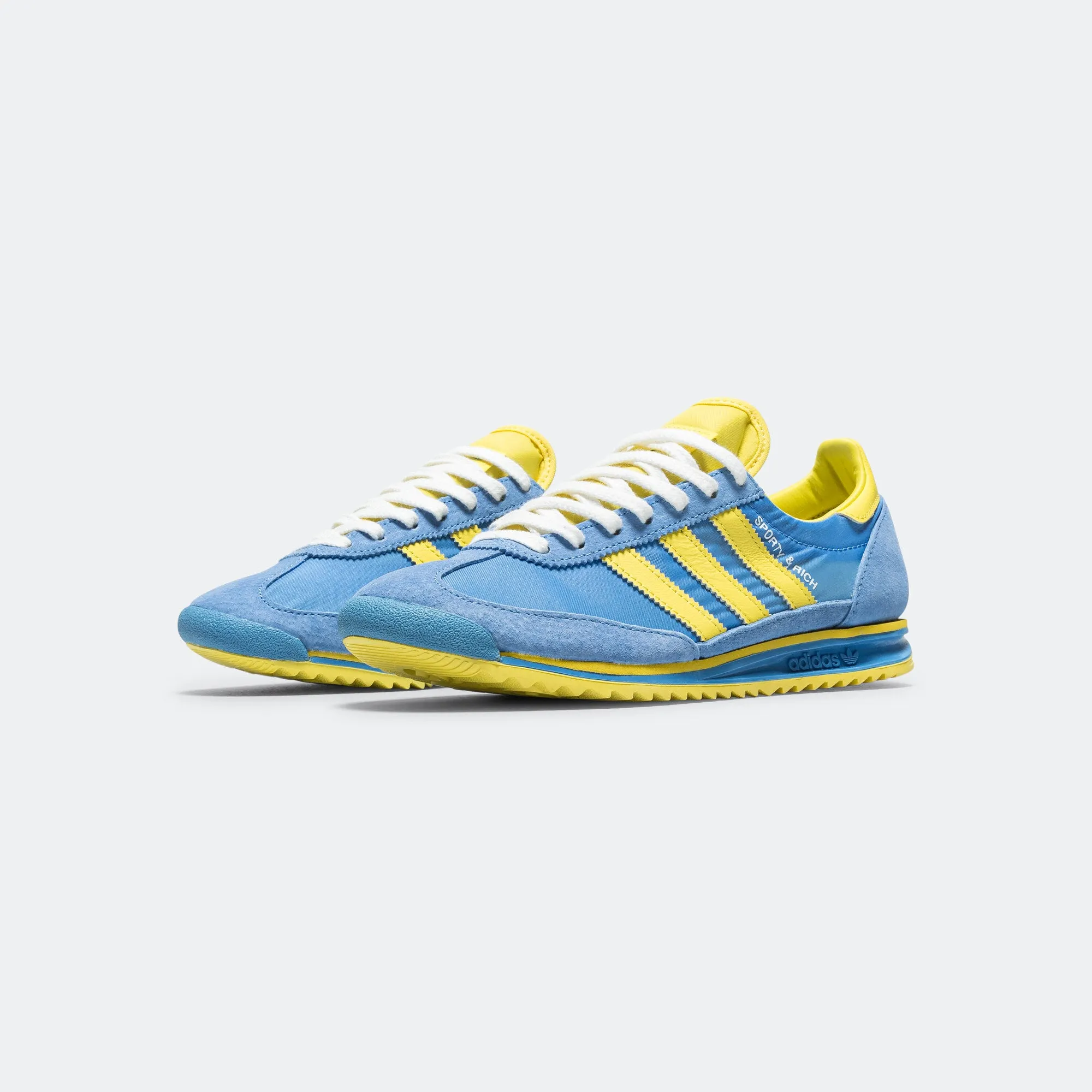 Womens SL72 x Sporty & Rich - Real Blue/Light Yellow-Footwear White