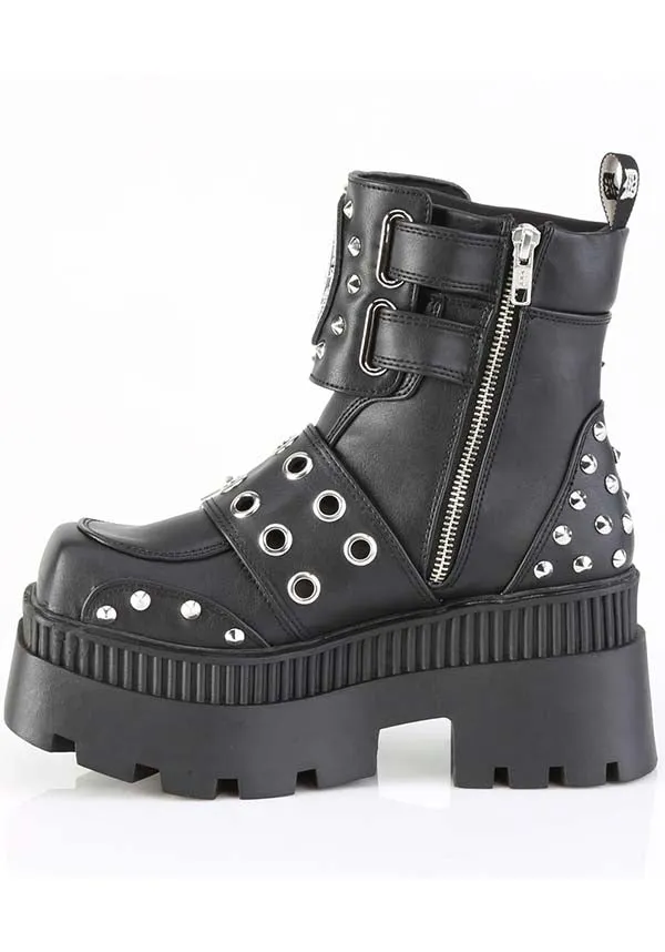 WRATH-58 [Black] | PLATFORM BOOTS [PREORDER]