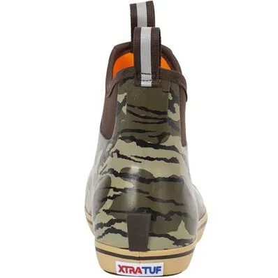 XtraTuf Men's 6" Ankle Deck Boot - Mossy Oak Bottomland Camo